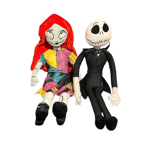 Disney Other - Nightmare Before Christmas 2 Foot Plush Jack and Sally